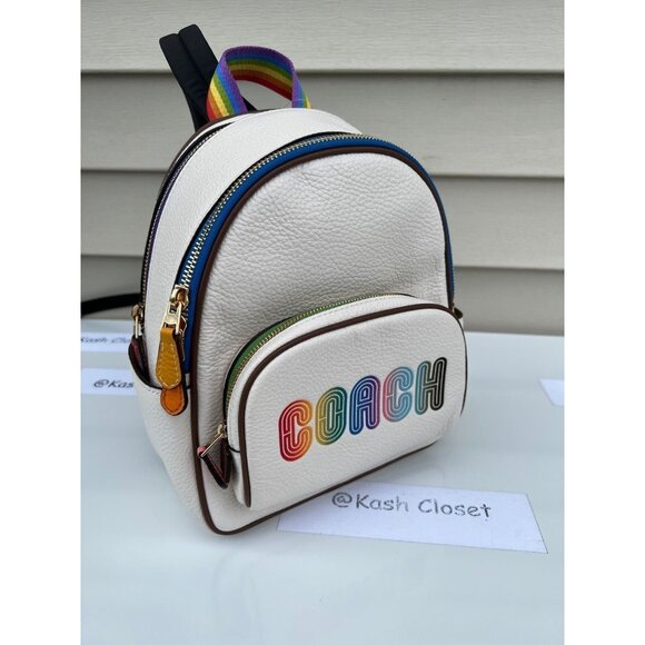 Coach Backpack Mini Court With Rainbow Coach main image 7